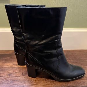 Nine West Foxleigh Leather Boots Size 8M